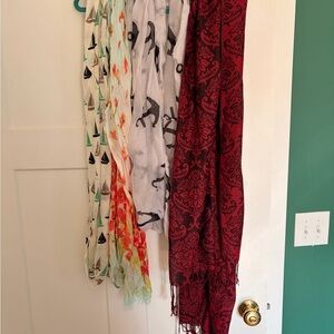 Variety of Scarves